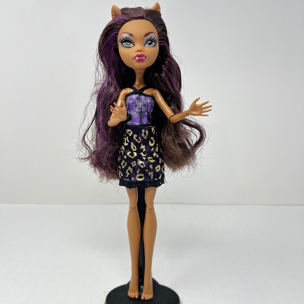 Monster High Clawdeen Wolf Doll Scaris City Of Frights 2008 Goth Werewolf Girl